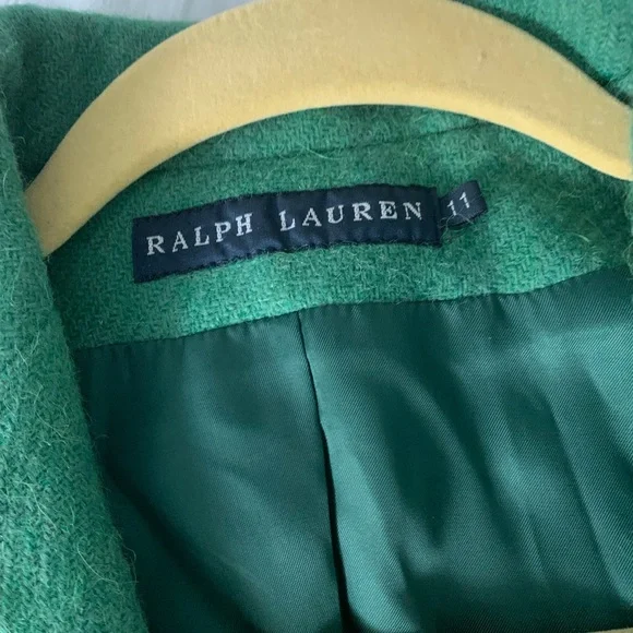 Pristine vintage Ralph Lauren Blue Label green blazer - Picture 6 of 8